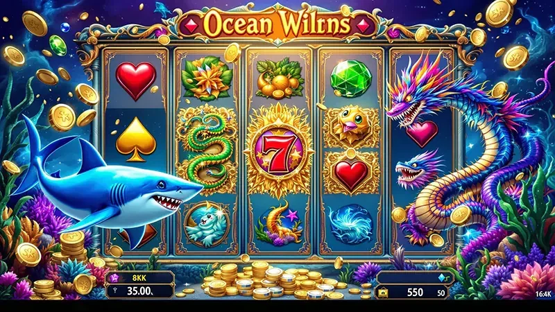 Layar permainan tembak ikan bawah laut di WIN33